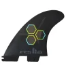 FCS II Reactor CI Upright Large Thruster Surfboard Fins