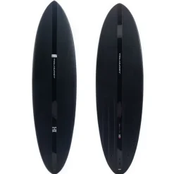 Thunderbolt 6'4 Mid 6 Mini Full Carbon (Black) Mid-Length Surfboard